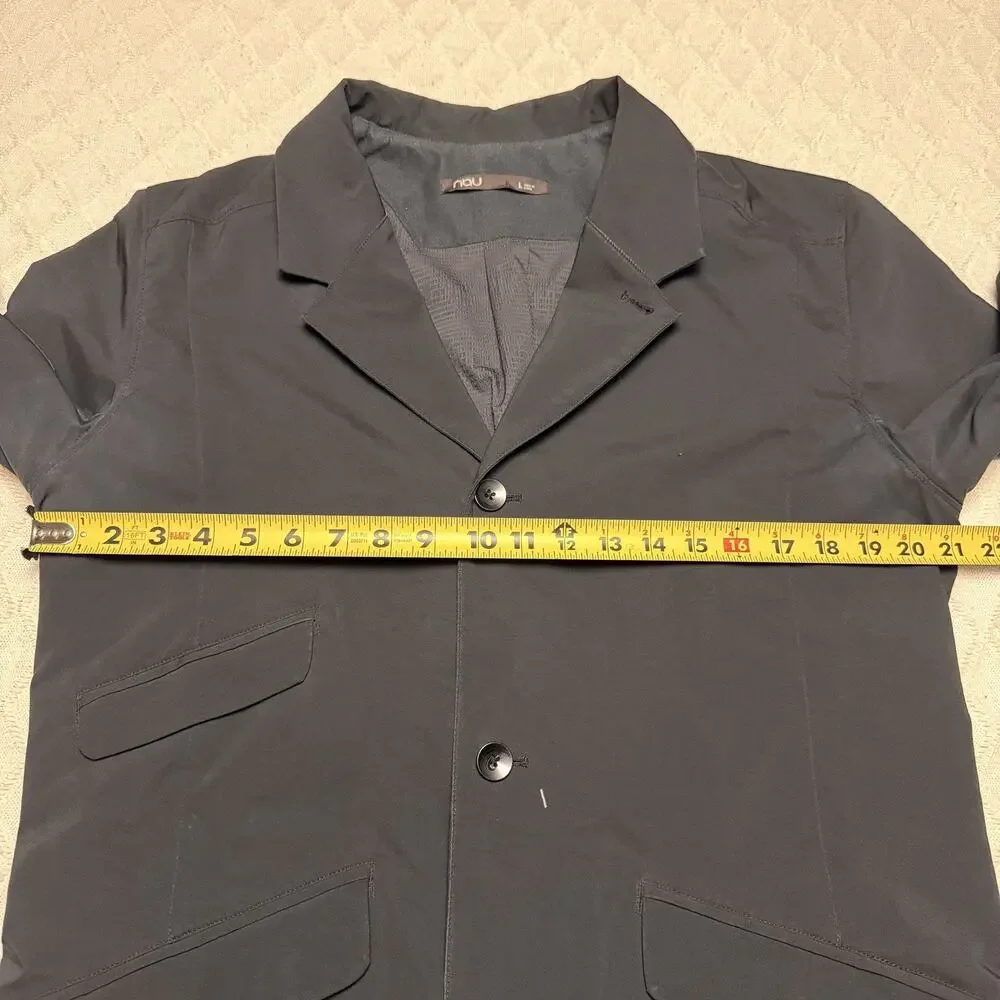 Nau Black Women's Lightweight Blazer Jacket
